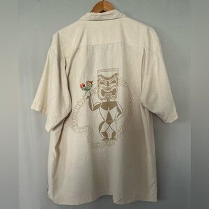 Kahala Men’s Hawaiian Shirt Size L